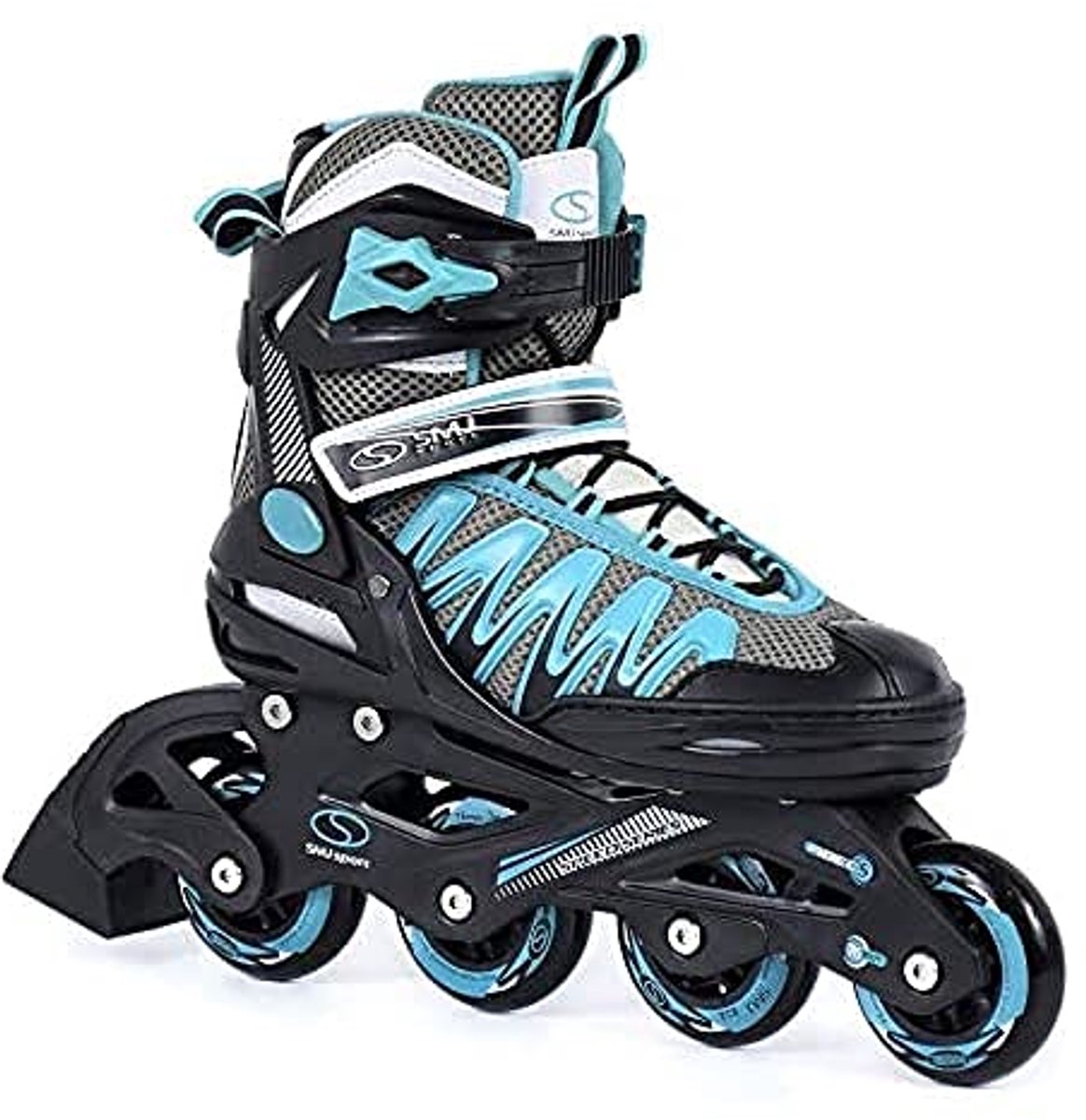Inline skates dames voor fitness en recreatie - 82A ABEC5, turquoise