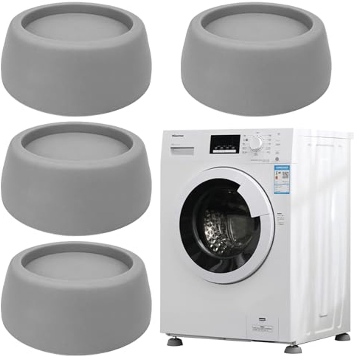 Anti-vibratie pads voor wasmachine - 4 stuks, universel