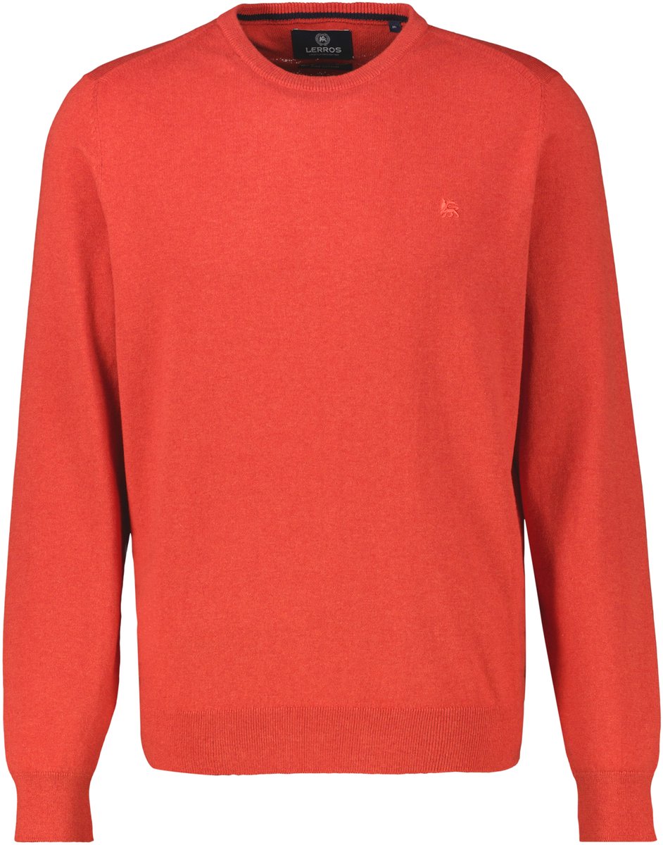 LERROS - Heren pull - Maat XL - Mannen - Rood - katoen