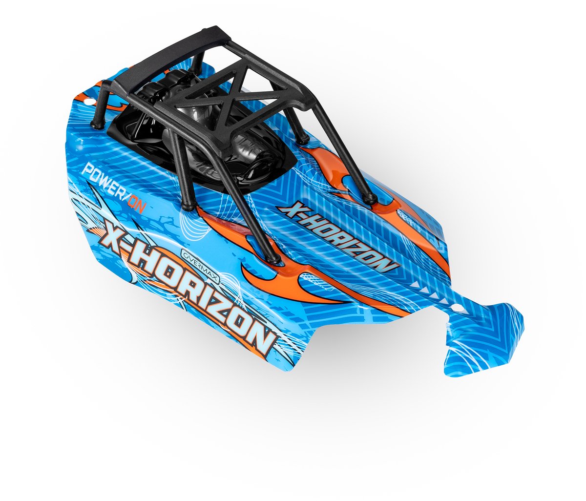 Overmax X-Horizon RC Auto 4x4 – 30 km/u – LED Verlichting, Dubbele Accu tot 40 min, Vering, Lage Bodemvrijheid, 2 Carrosserieën, Achterwielsteun, Digitale Connectie – Offroad Racewagen voor Kinderen & Volwassenen – Bestuurbare Auto — afbeelding 3
