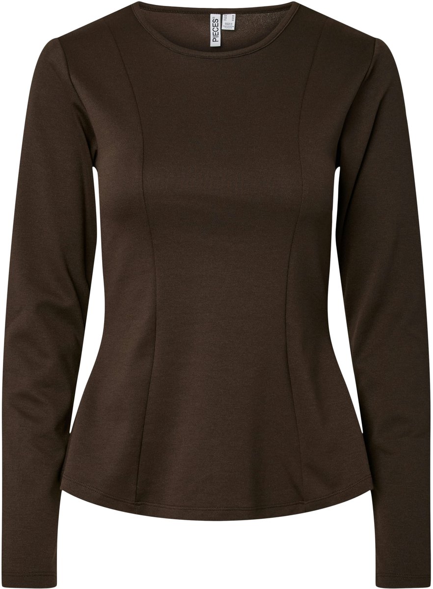 Pieces Top met lange mouwen PCLUCCI PEPLUM