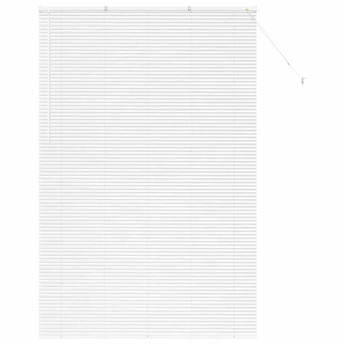 vidaXL - Venetiaanse - jaloezie - Wit - 220x150cm - 25 - mm - Aluminium
