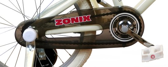 Zonix Kinderfiets 14 Inch Jongensfiets - Licht Beige Met Zijwieltjes - Leeftijd 3-5 Jaar - Kledingmaat 98-108 van Zonix — afbeelding 2