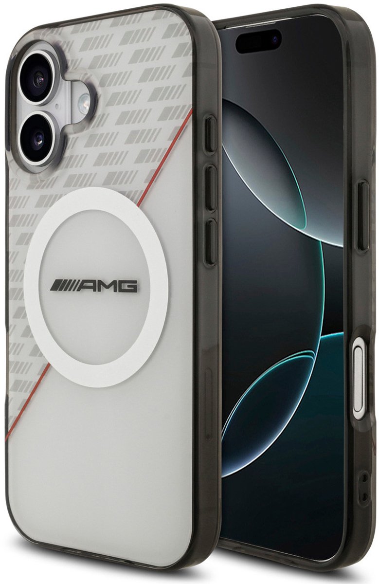 AMG Back Cover - iPhone 17 - Wit - Magsafe - Double Layer - Schokabsorberend