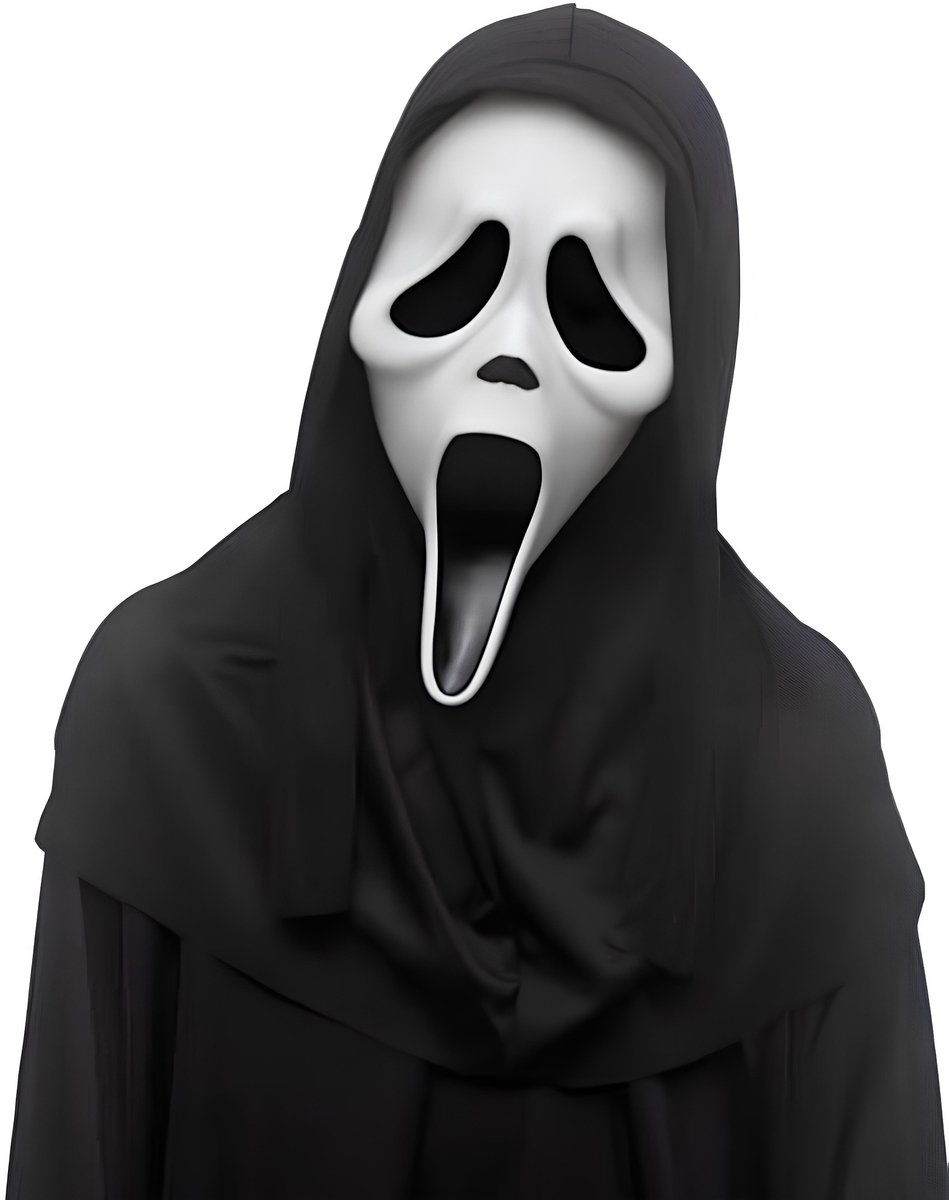 CHAKS - Scream Kindermasker met capuchon