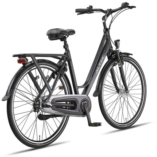 Altec Damesfiets Delta 28 Inch 50 cm Dames 3V Rollerbrake Matzwart — afbeelding 3