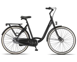 Altec Damesfiets Walesa 28 Inch 55 cm Dames 3V Rollerbrake Matzwart