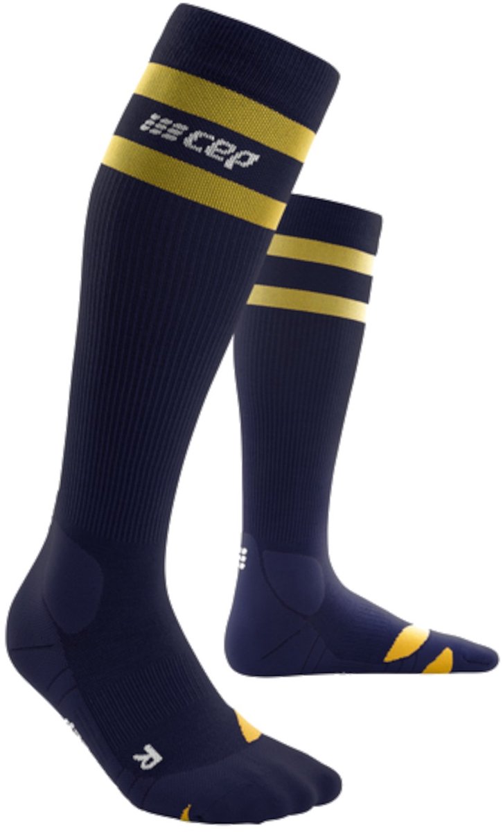 CEP Hiking Merino Tall Compressie – Kuitomvang Heren 32-38 cm Blauw