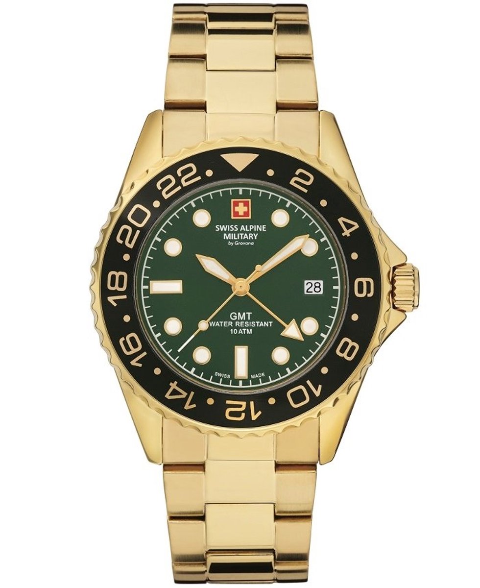 Swiss Alpine Military Master Diver GMT SAM7052.1114 mannen horloge