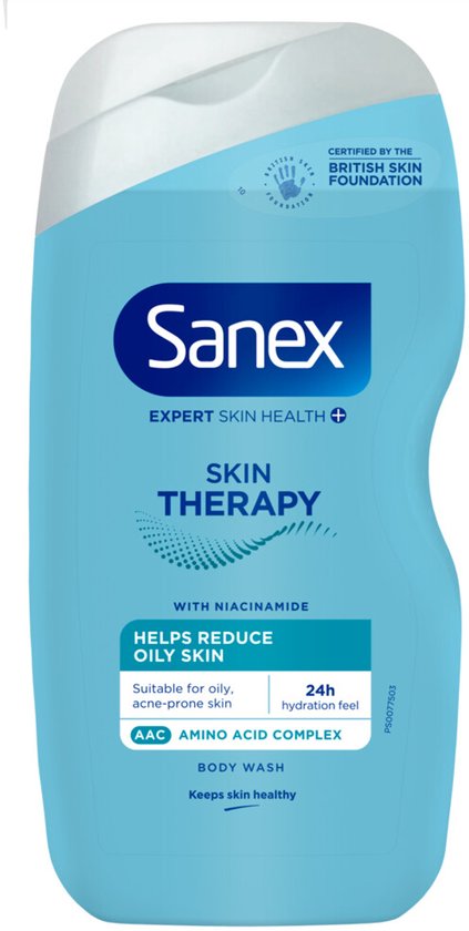 Sanex Douchegel Skin Therapy Reduce Imperfections - 3 x 450 ml - Voordeelverpakking