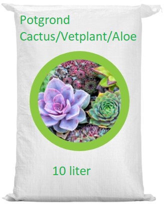 Warentuin mix - Potgrond Cactus/Vetplant/Aloe aarde grond 10 liter | bol
