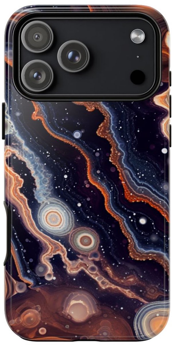 Abstracte Ruimte-Agatenstructuur – Telefoonhoesje Geschikt voor iPhone 17 Pro Max