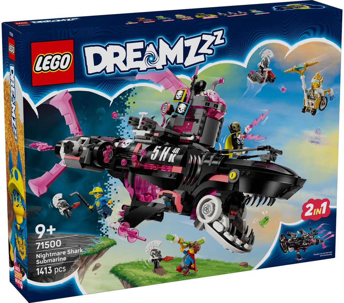 LEGO 71500 Dreamzzz Nachtmerrie Haaienonderzeeër