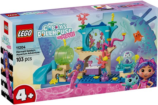 LEGO® Gabby's Poppenhuis Zeemeermin Gabby's Aquariumavontuur - 11204