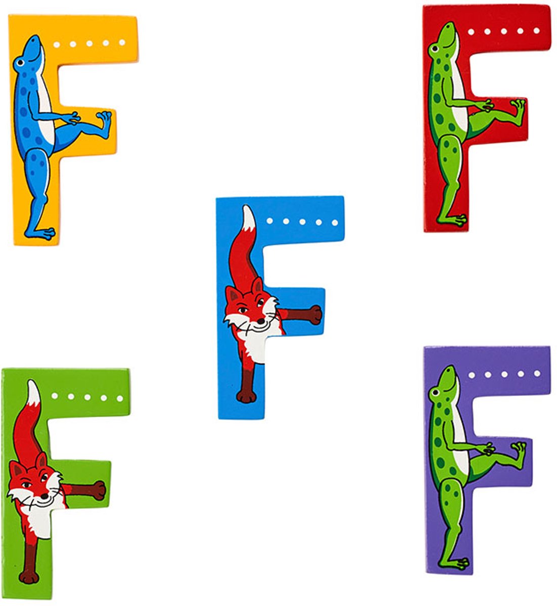Hoofdletter F (assorti geleverd)