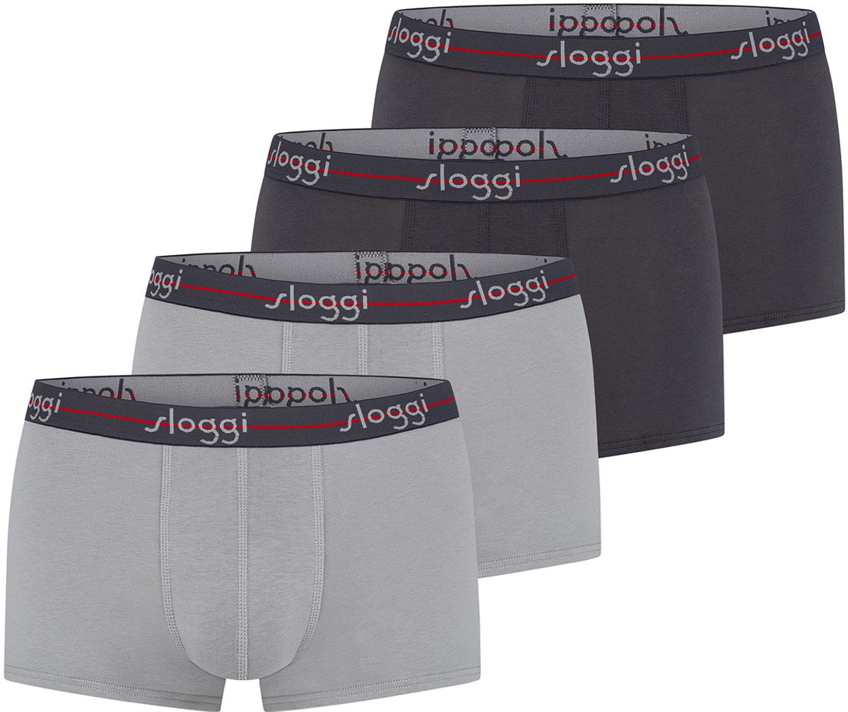sloggi Heren hipster short / pant 4 pack men Start