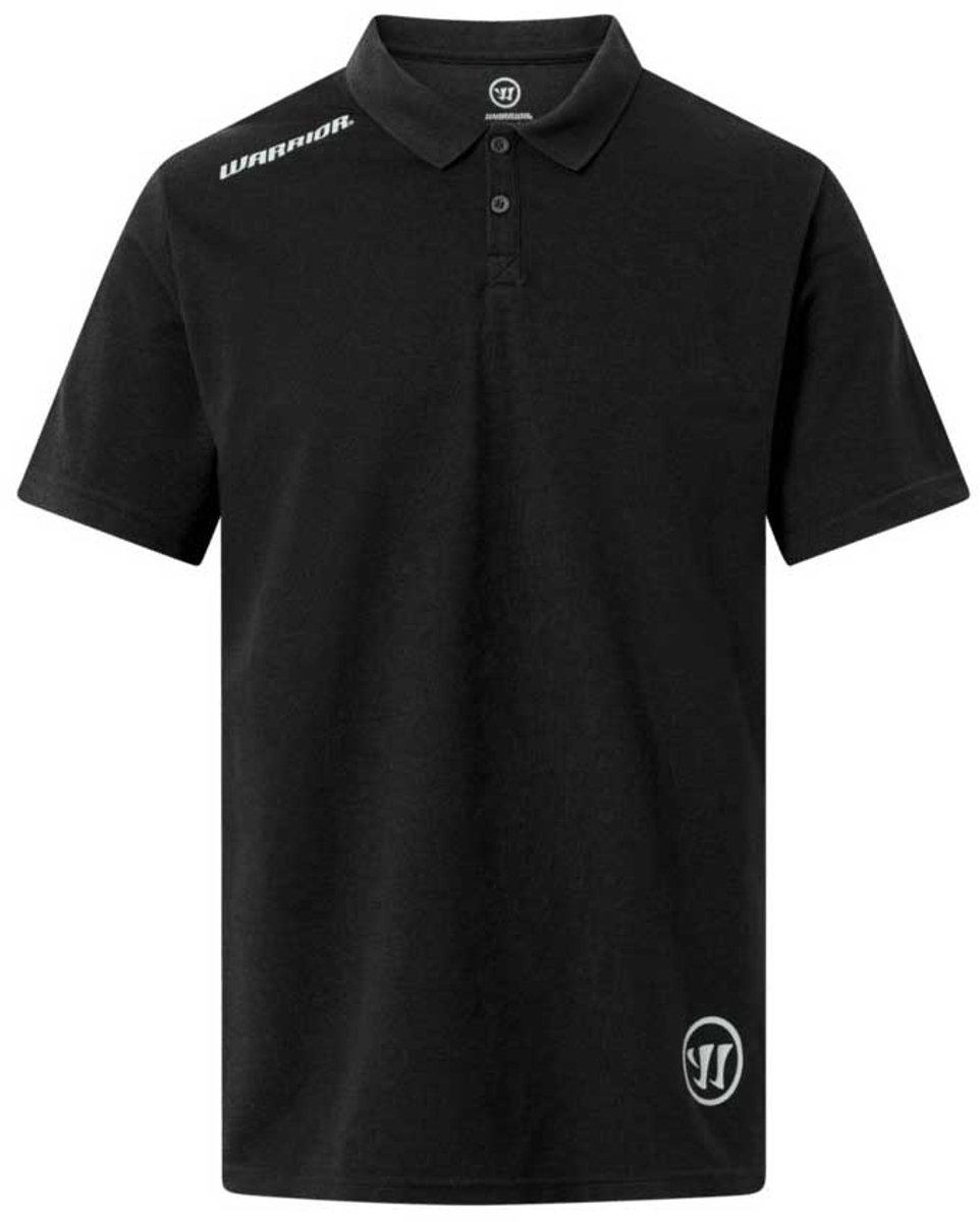 Warrior Street Cotton Korte Mouw Poloshirt Zwart XL Man