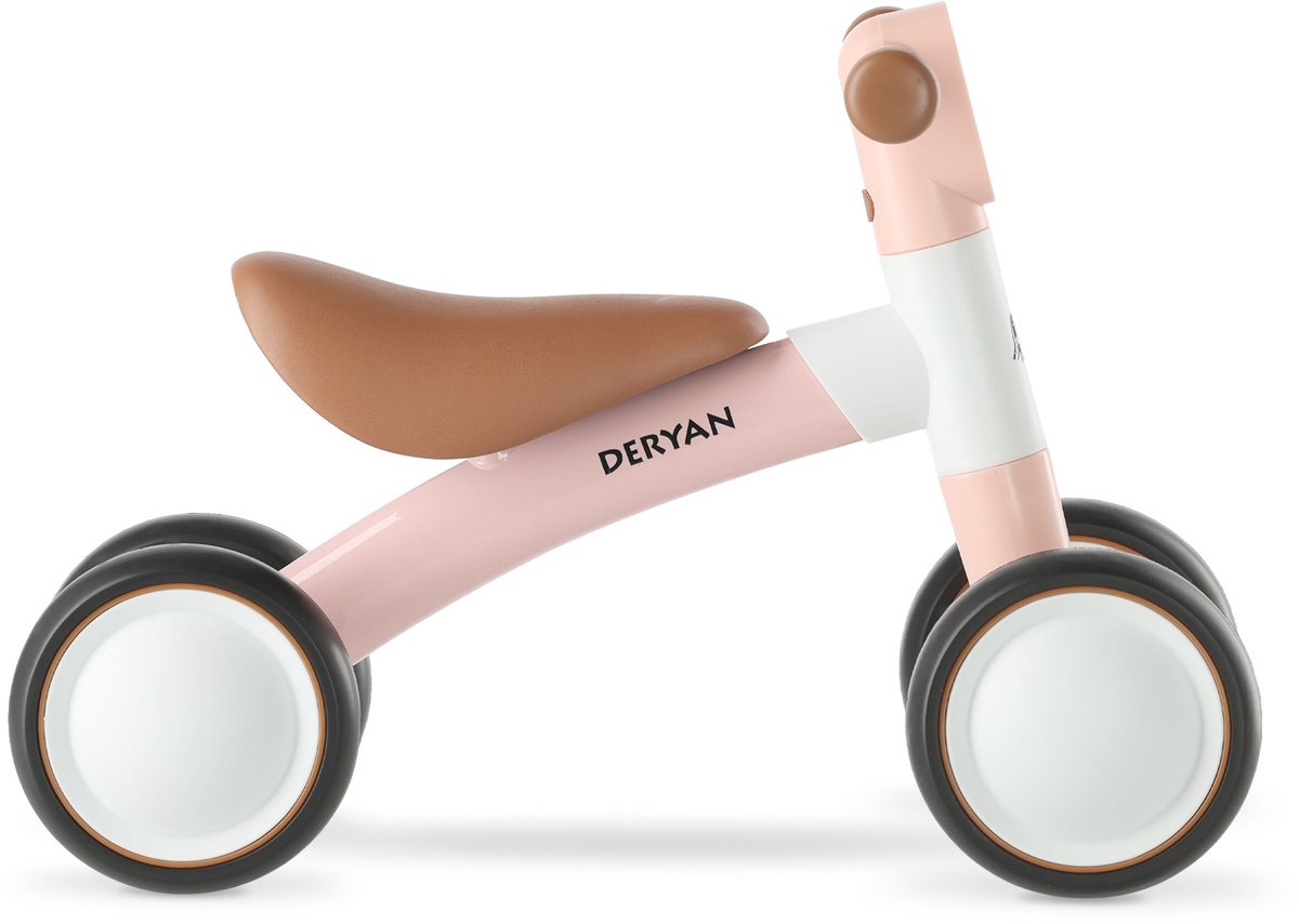 Deryan Milo Luxe Loopfiets - Peuterfiets voor 1 tot 3 Jaar - Roze thumbnail 2