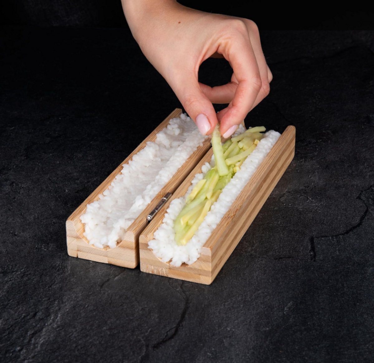 Ukiyo Sushi Maker Set Bamboe - Duurzame Sushimakers Kit - Sushi Bazooka - Sushiset — cadeau in Kookcadeaus - foto 7