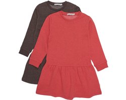 Minymo Sweatjurk met lange mouwen (2-pack) 5750