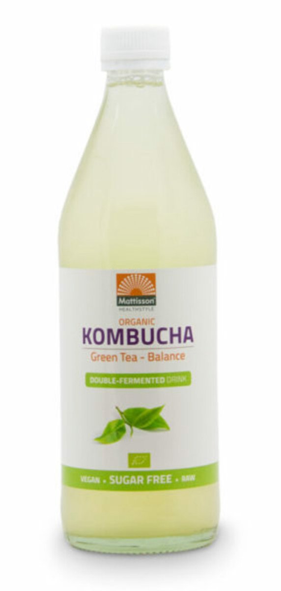 Mattisson - Kombucha Green Tea Balance - 3 x 500 ml - Voordeelverpakking