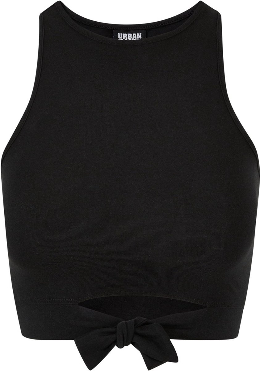 Urban Classics Cropped Knot Crop top 4XL Zwart