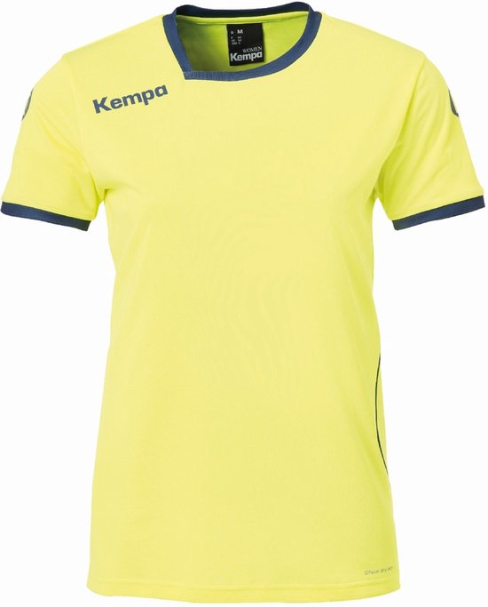 Chemise Kempa Curve Femme - Jaune / Blauw - taille XS