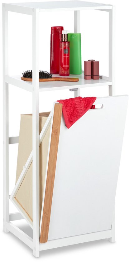 Badkamerrek met Wasmand, Mand en 2 Rekken