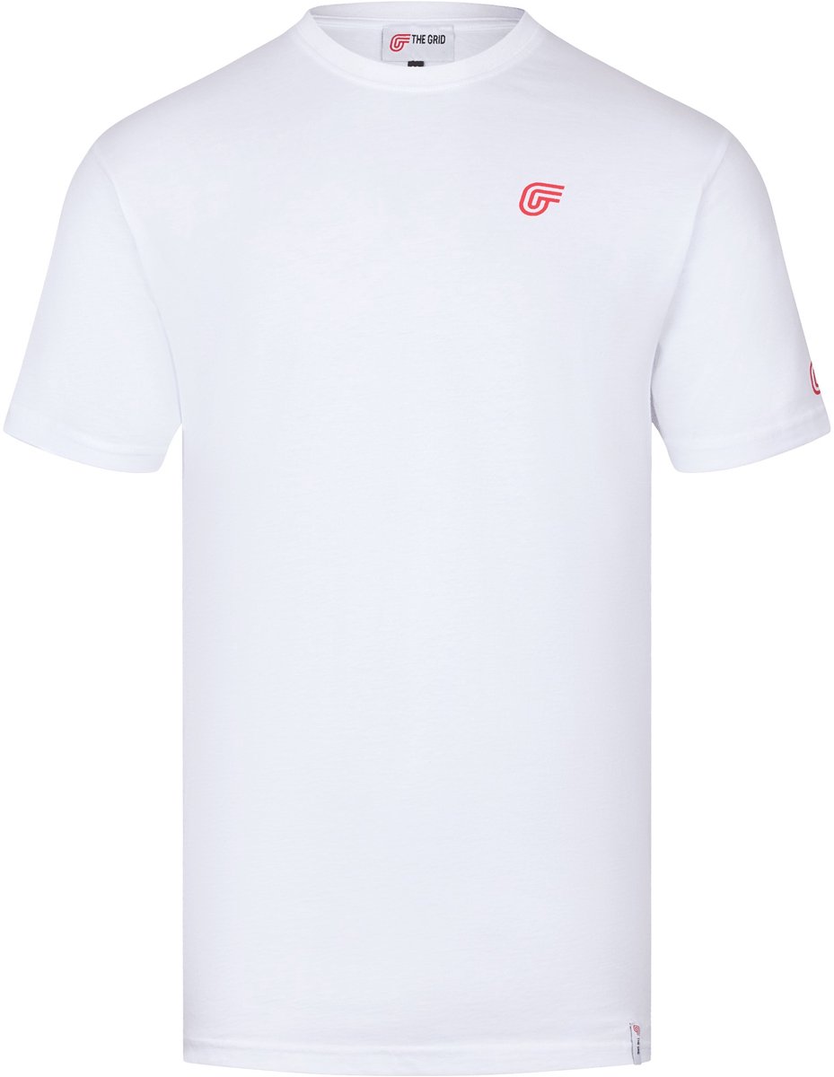 T-shirt The Grid Wit, maat L - The Grid lifestyle - Racing lifestyle - T-shirts