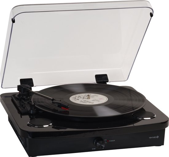 Denver Platenspeler Dual Bluetooth – Ingebouwde Speakers – USB – Retro – VPL230B