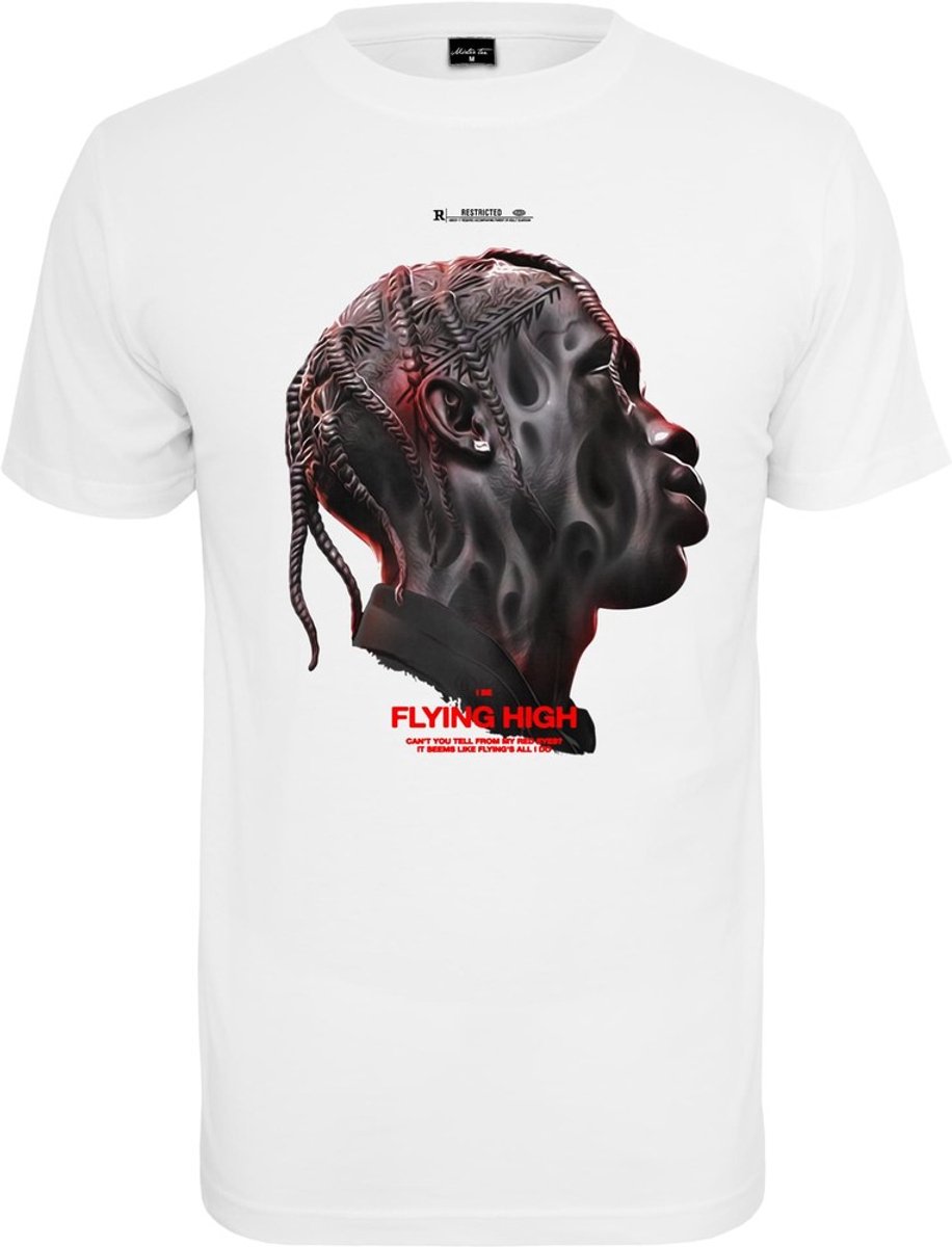 Mister Tee Flying High Oversize Heren T-shirt L Wit