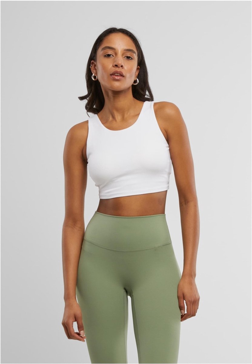 Urban Classics - Low back SportBH - XL - Wit