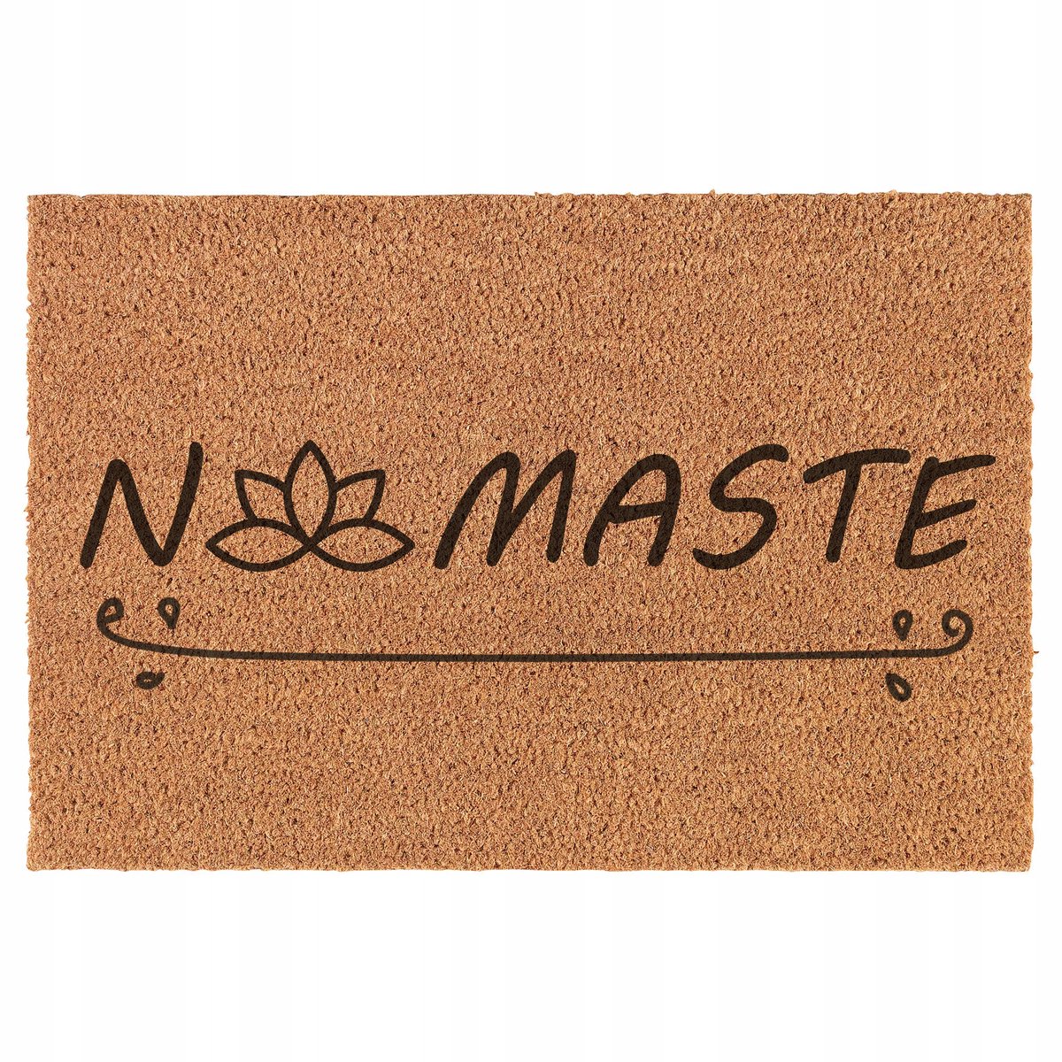 Kokosowa Wycieraczzka Wejściowa "Namaste" - Anypoślizgowa, 60x40 cm
