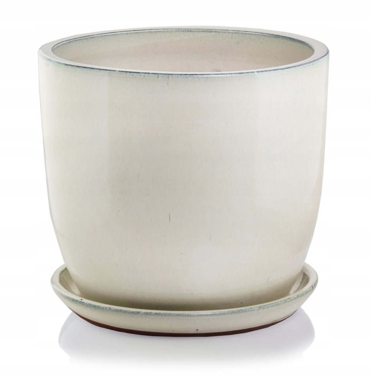 Grote Keramische Pot Crème Polnix 34x41x34 cm - Vorstbestendig