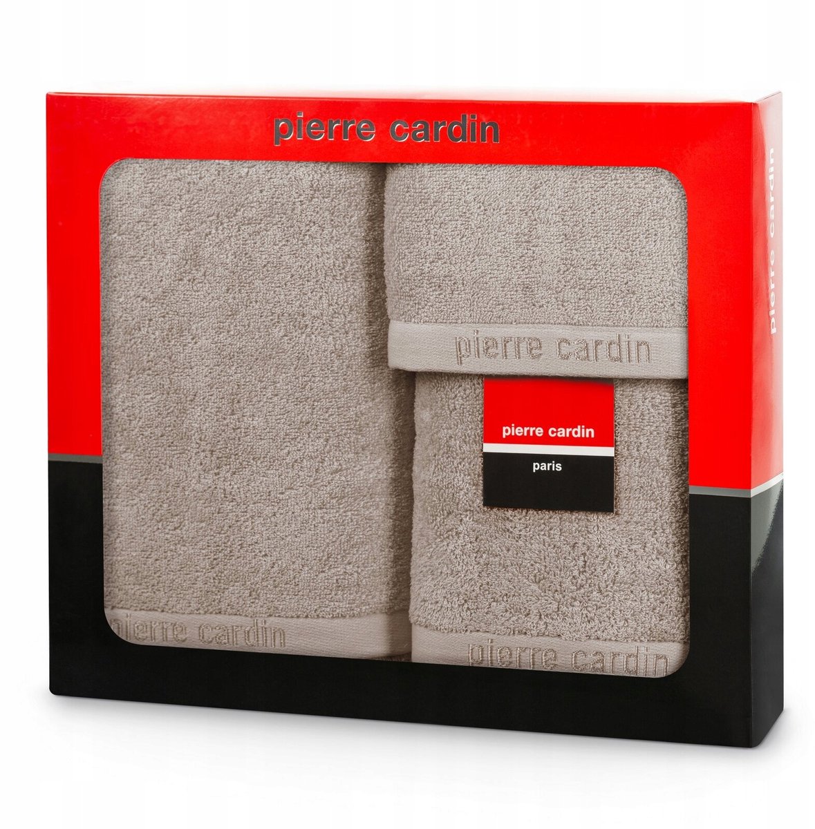 Set van 3 handdoeken Evi 30x50/50x90/70x140 donkerbeige
