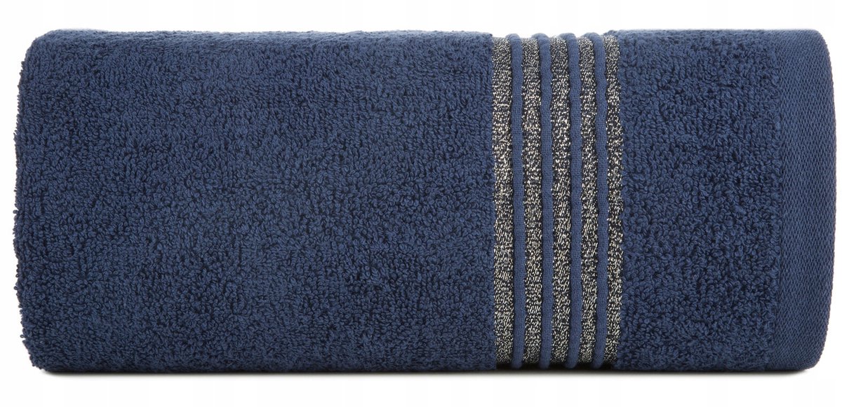 Luxe Lila Handdoek 30x50 cm - Diepblauw, 500 GSM Katoen