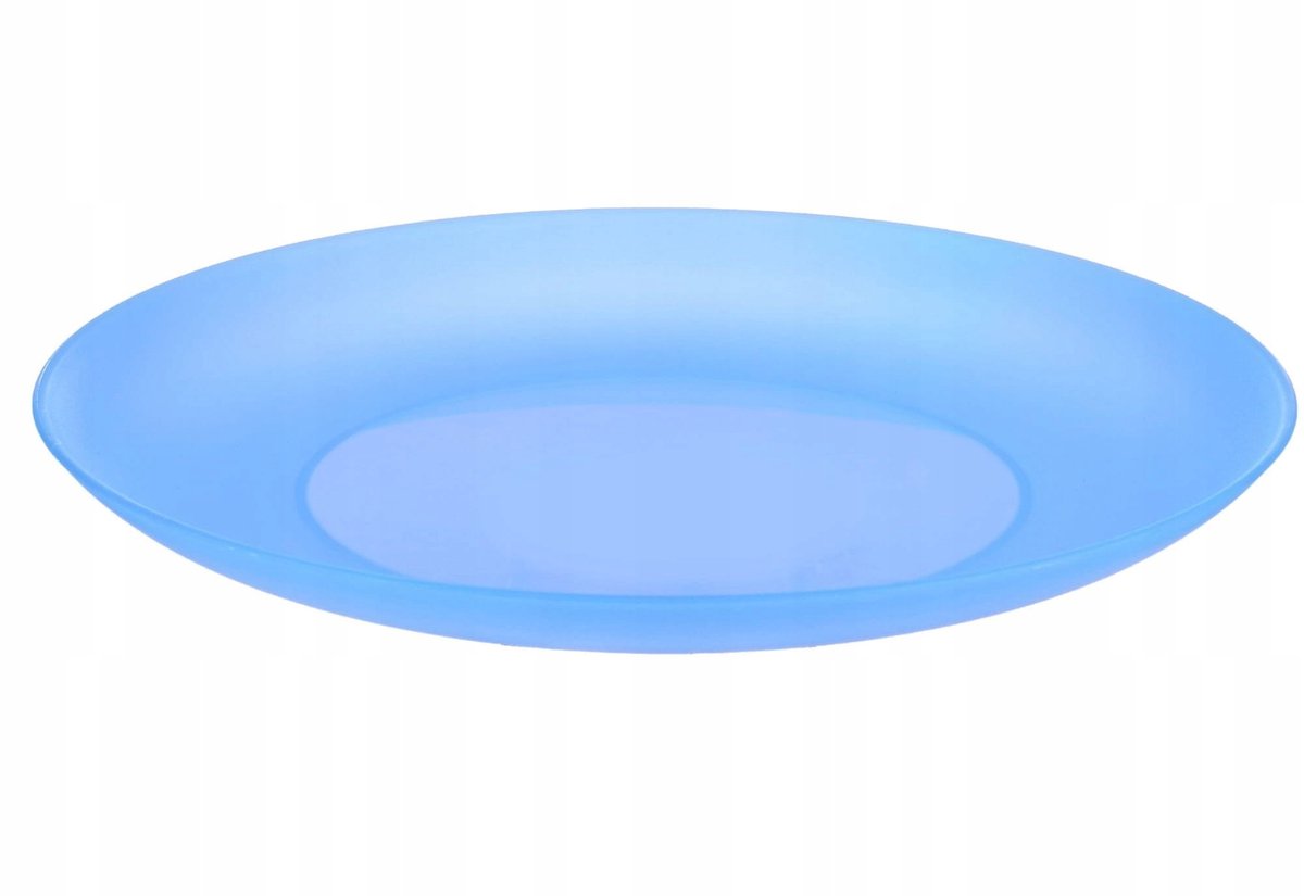 Blauw plastic dinerbord 22 cm - Onbreekbaar en vaatwasmachinebestendig