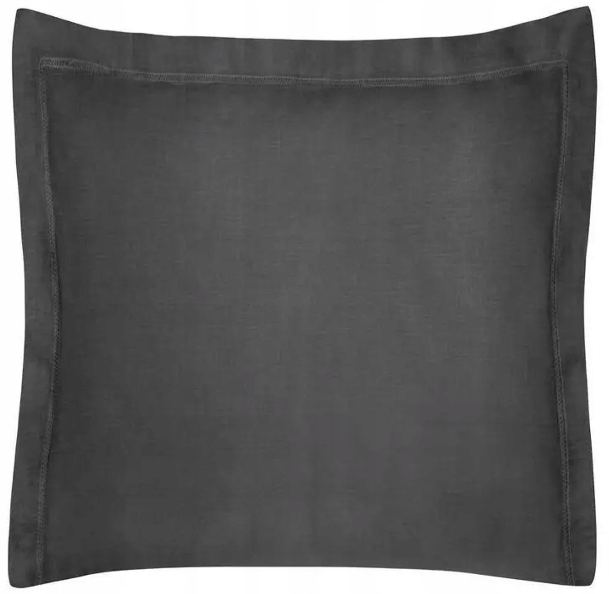 Zwarte Katoenen Kussensloop 40x40 cm - Glad en Zacht