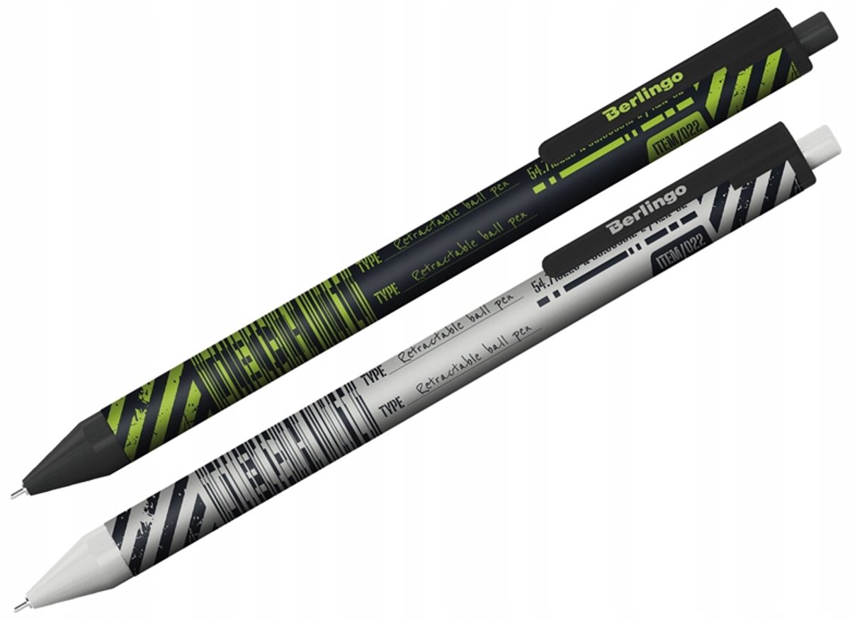 Berlingo Tech-it Automatische Pen Blauw 0,7mm - Comfortabel Schrijven