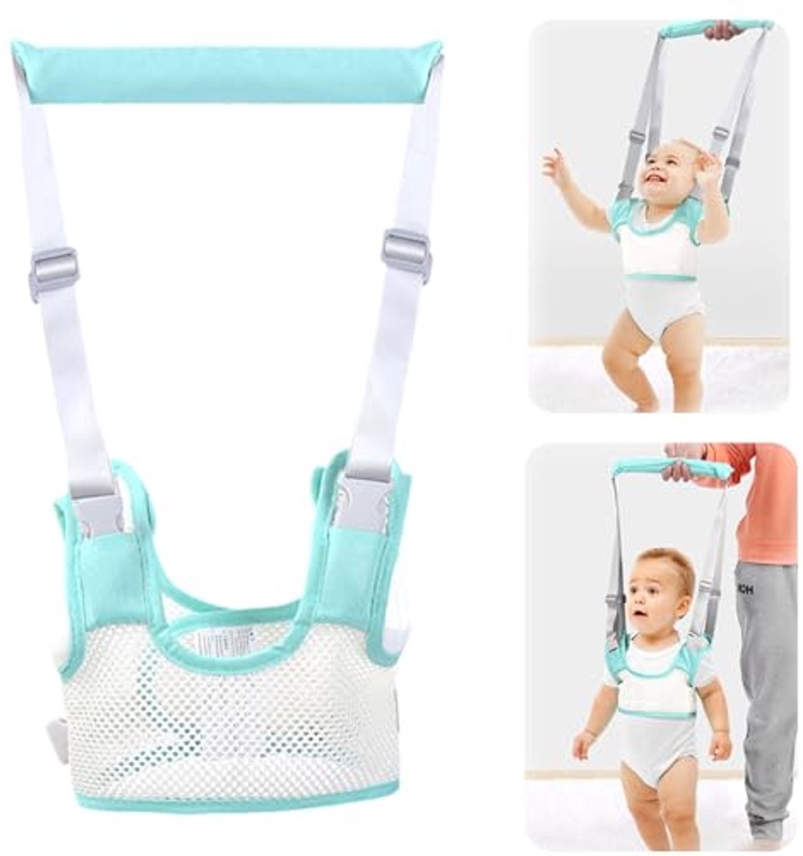Image of Ademende Peuter Veiligheidsgordel - Handheld Baby Walker voor Veiliger Leren Lopen