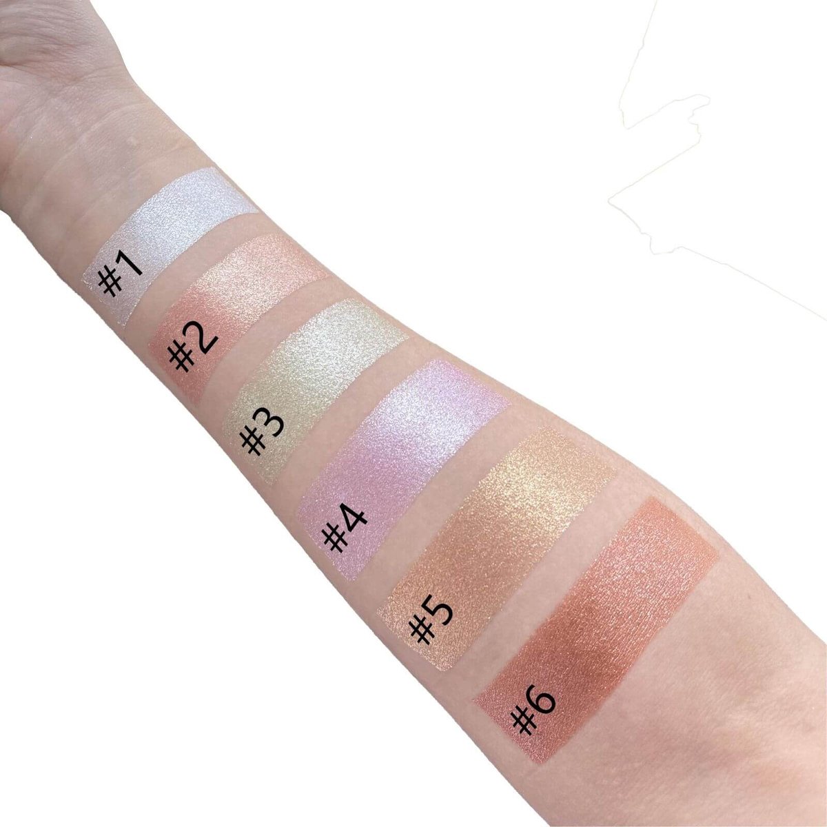 Lina Beauty & Cosmetics Highlighter Poeder – Langhoudende Glow – Zijdezachte Textuur – Voor Alle Huidtypes