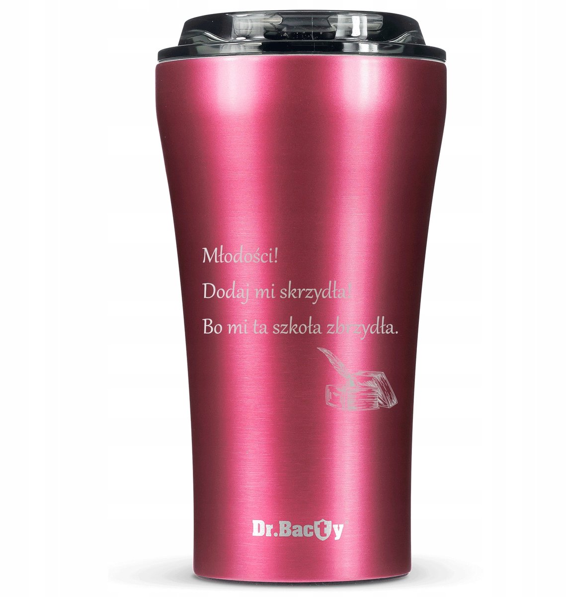 Dr.Bacty Apollo 2.0 Thermosbeker 360ml - Roze - Keramische Coating