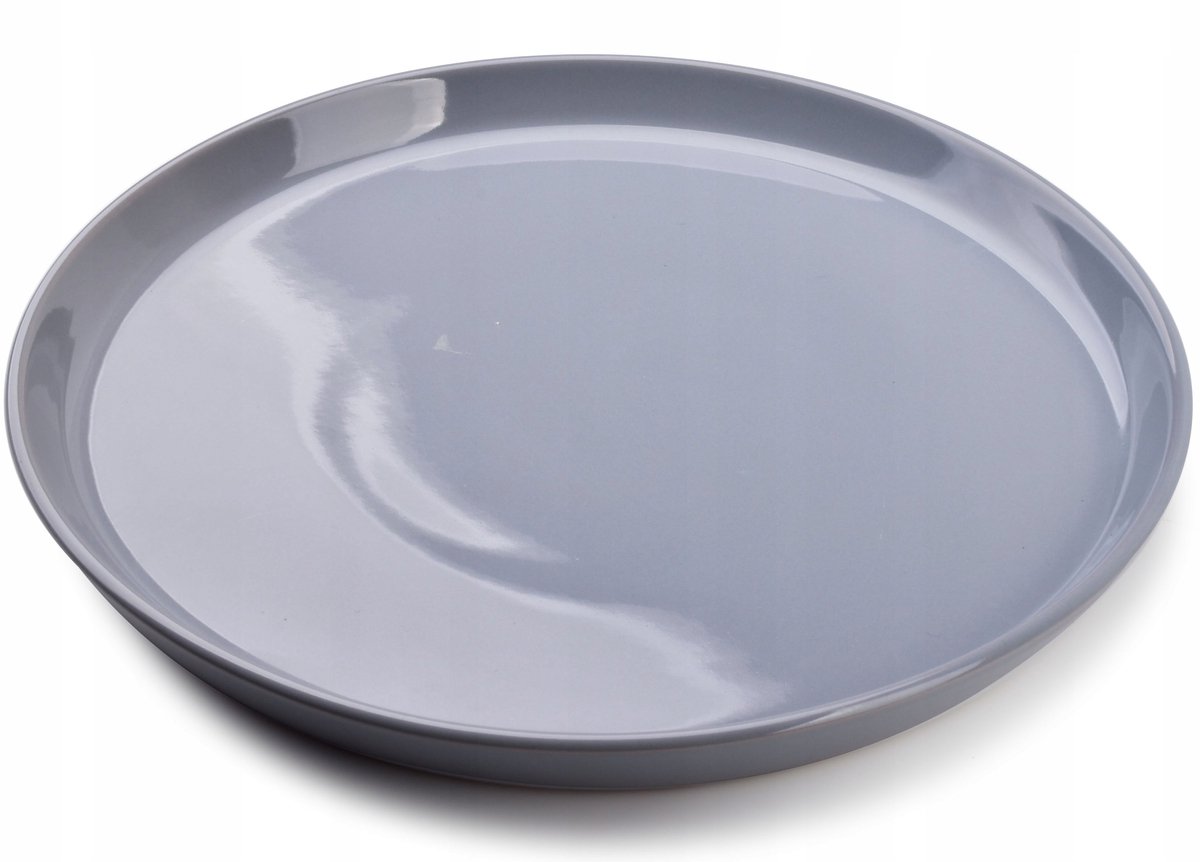 Nadine Grijs Porseleinen Bord 24 cm - Stijlvol en Praktisch