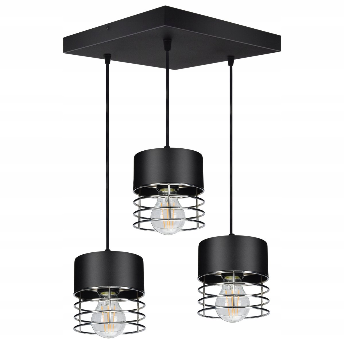VIGO III Chroom LED Plafondlamp Hanglamp Modern Design