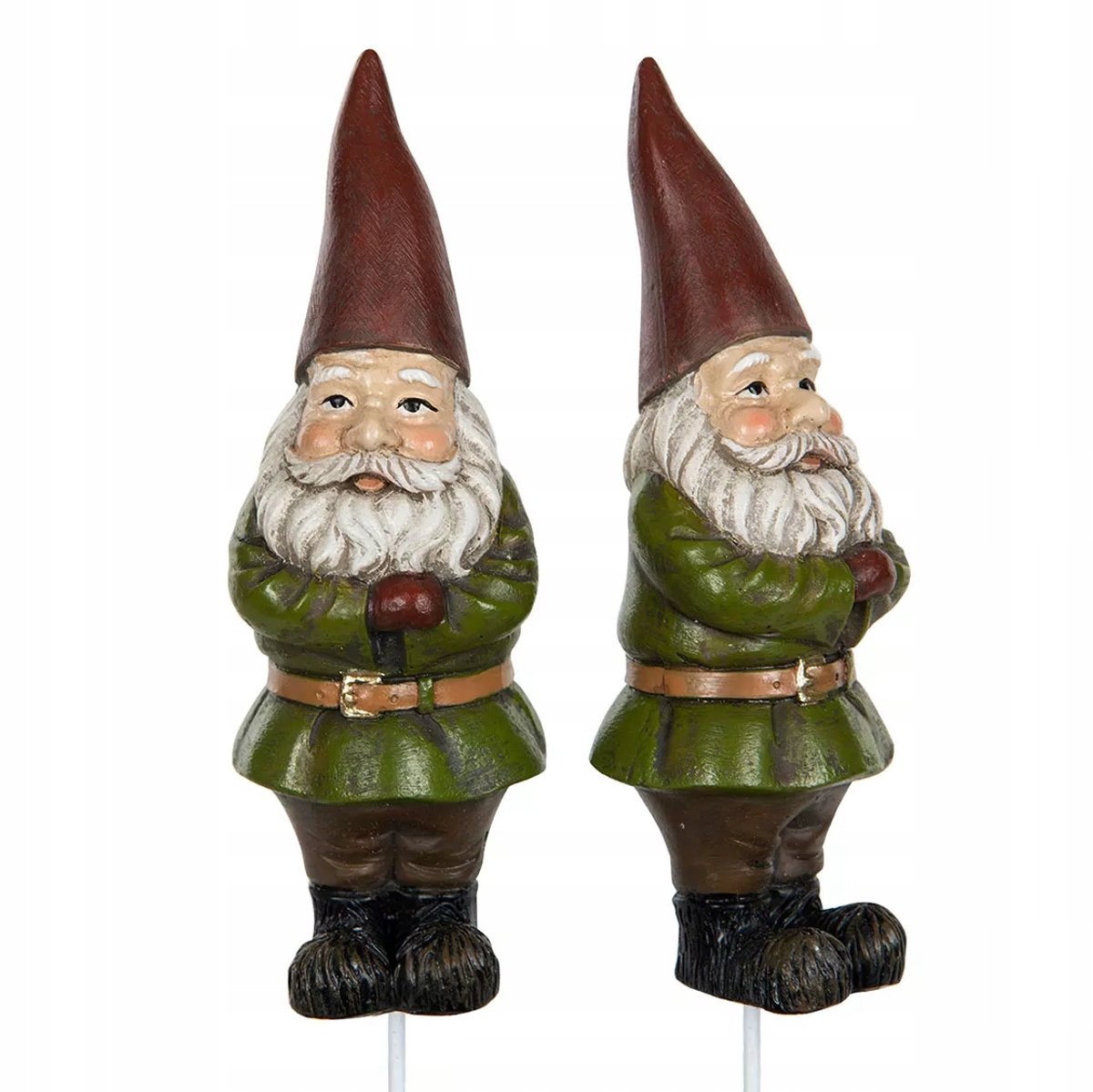 Kerstdecoratie Kabouters voor Potten en Kransen - 2 Stuks