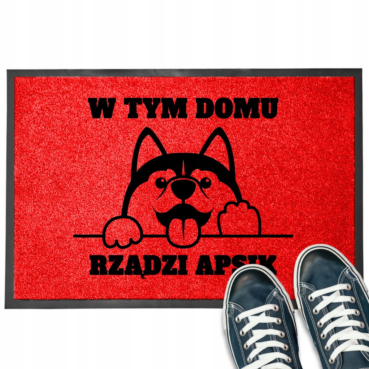 Entreedeurmat 40x60cm - Rood, Antislip