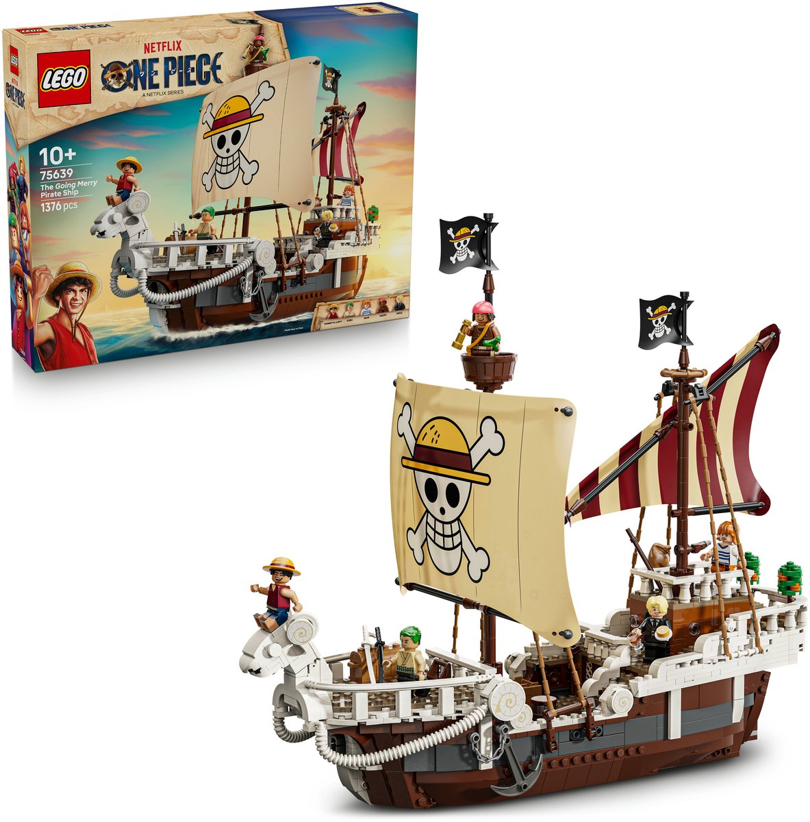 LEGO® ONE PIECE Het Piratenschip Going Merry Bouwset - 75639 — afbeelding 11