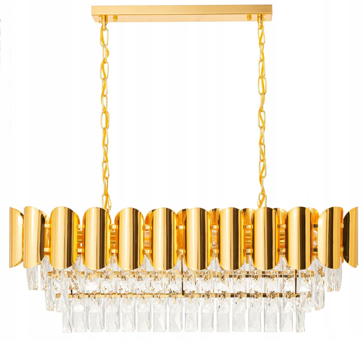 Luxe Kristallen Kroonluchter WSC017 Goud - Glamour Stijl