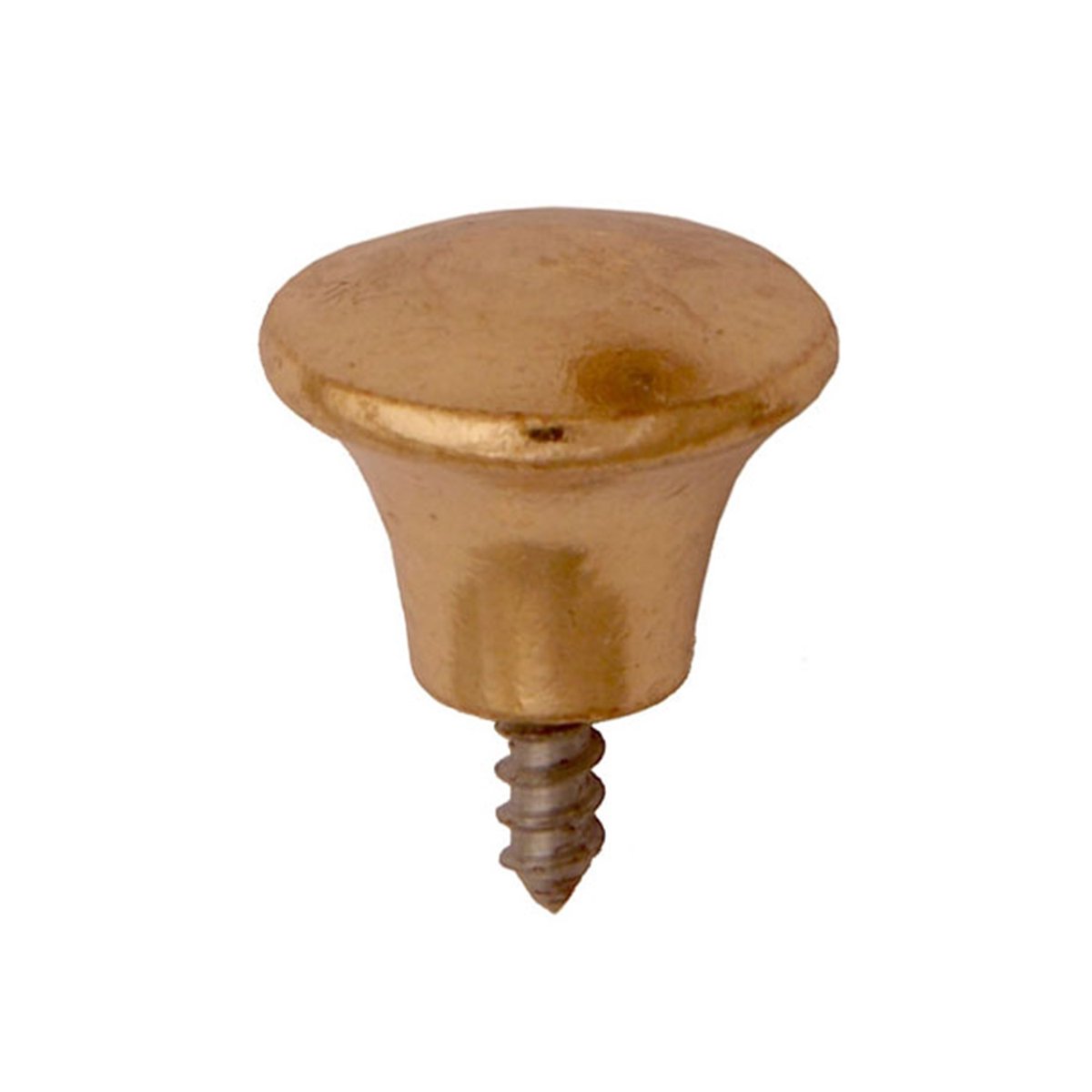 Trekhendel messing knop Ø 16mm