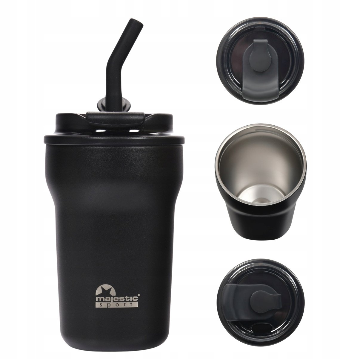 Majestic Sport Hoody Thermosbeker met Rietje - 420ml